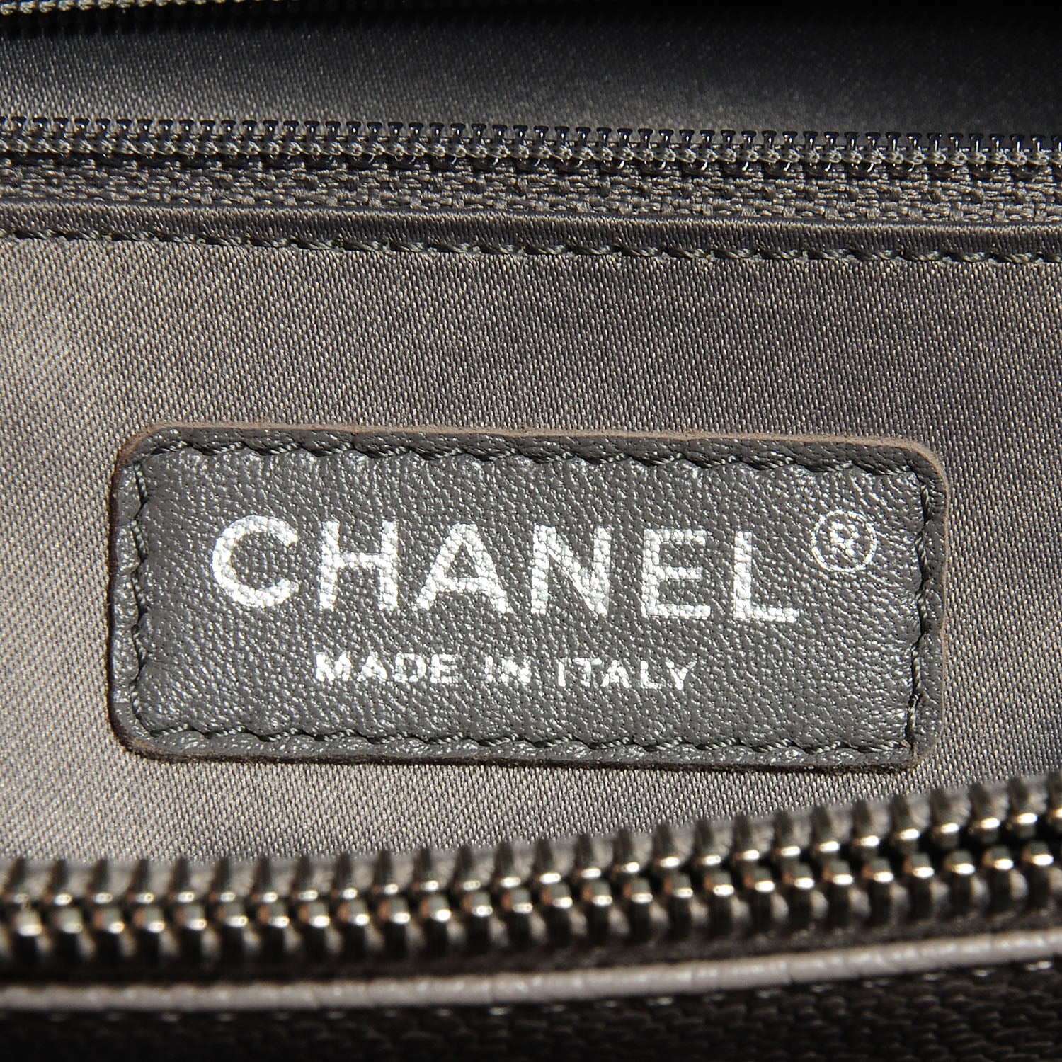 Chanel Caviar XL Grand Shopping Tote GST Light Grey 6 of 7