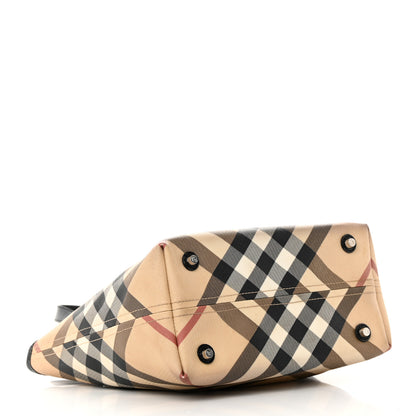 Burberry Nova Check Tote Black 4 of 18