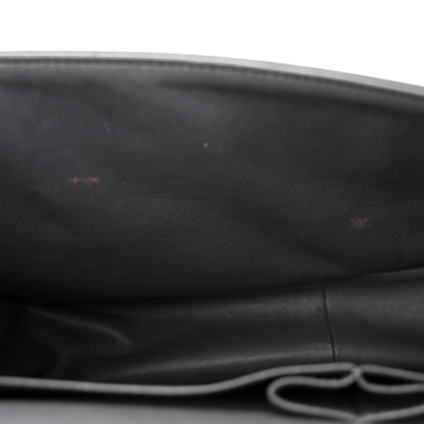 Lambskin Quilted Jumbo Double Flap Dark Grey