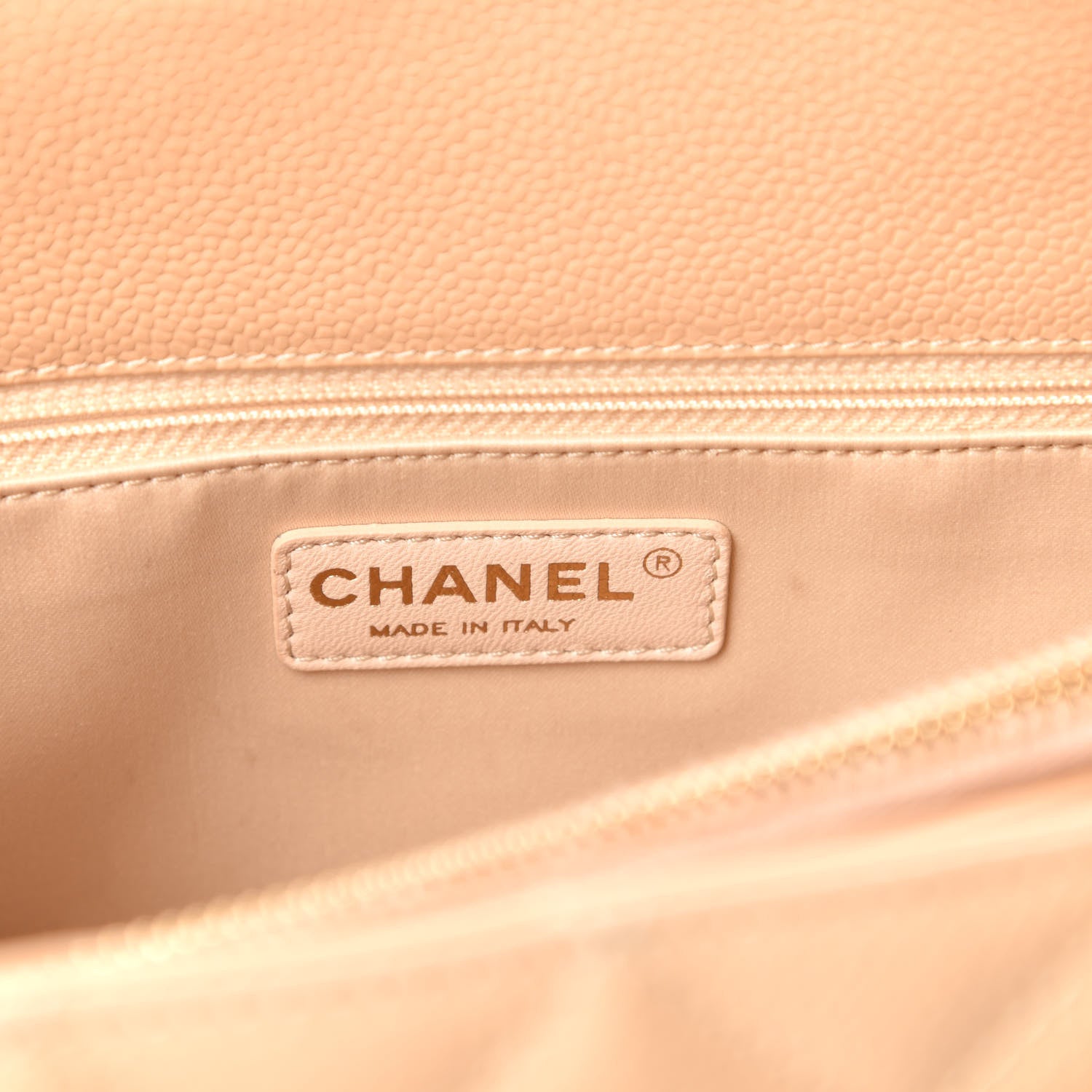 Chanel Caviar Quilted Grand Shopping Tote GST Beige Clair 8 of 10