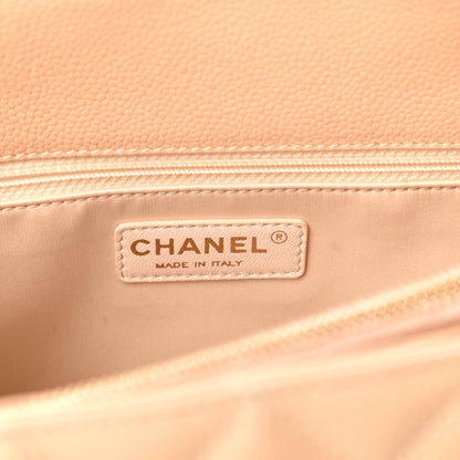 Chanel Caviar Quilted Grand Shopping Tote GST Beige Clair 8 of 10