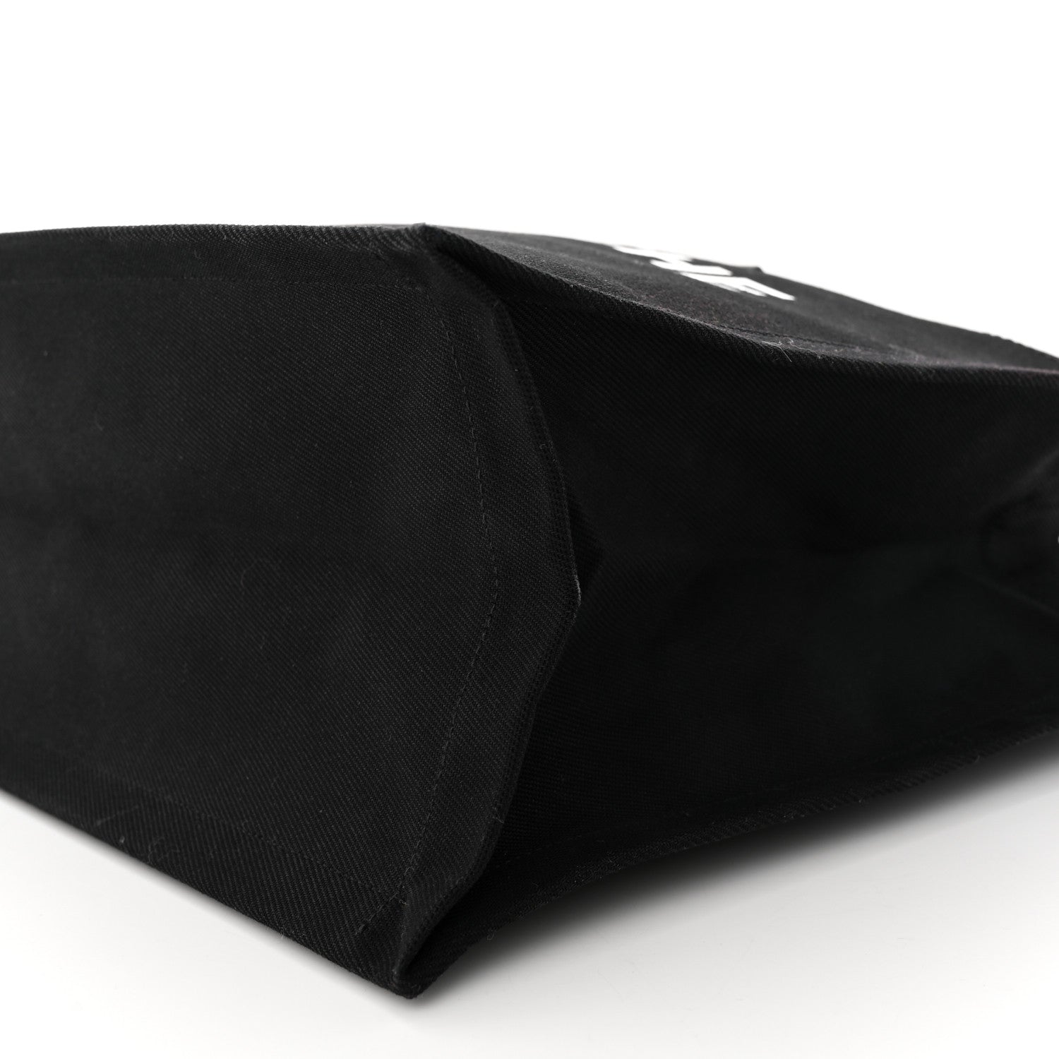 Saint Laurent Linen Calfskin Rive Gauche Tote Black 9 of 15