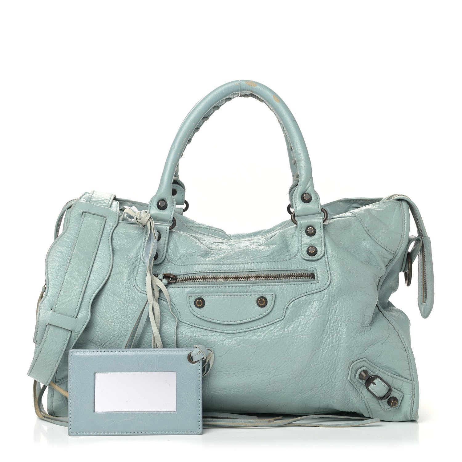 Balenciaga Agneau Classic Hardware City Bleu Acier Ciel 1 of 14