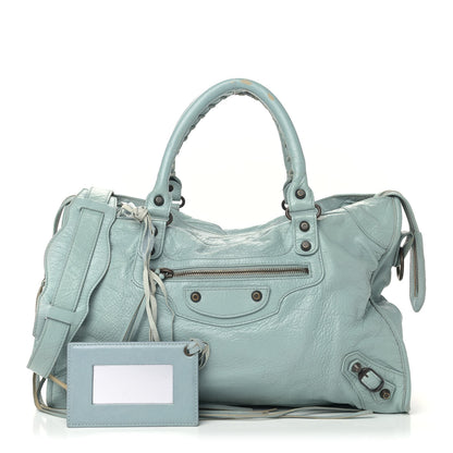 Balenciaga Agneau Classic Hardware City Bleu Acier Ciel 1 of 14