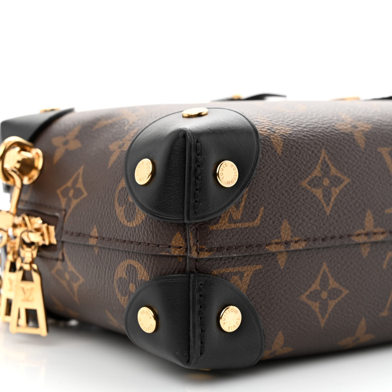 Louis Vuitton Monogram Petite Malle Souple Black 8 of 9
