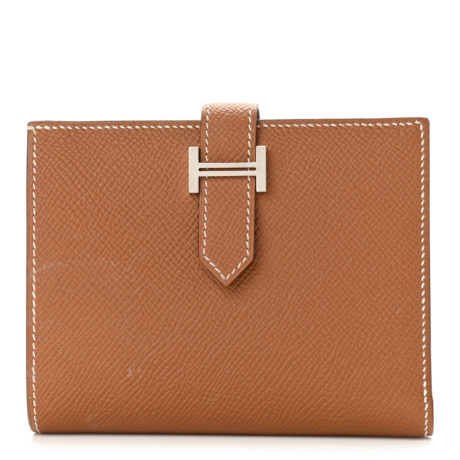 Hermes Epsom Bearn Compact Wallet Gold 1 of 12