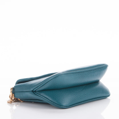 Gucci Dollar Calfskin Small 1973 Chain Shoulder Bag Deep Cobalt 4 of 6