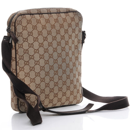 Gucci Monogram Messenger Bag Dark Brown 3 of 9