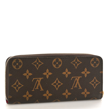 Louis Vuitton Monogram Clemence Wallet Fuchsia 3 of 8
