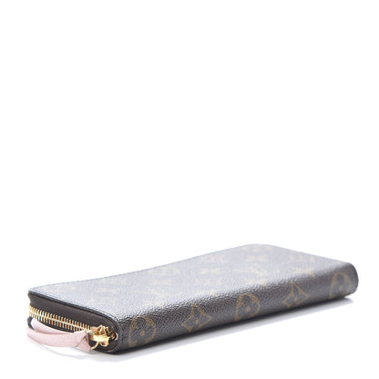 Louis Vuitton Monogram Clemence Wallet Rose Ballerine 4 of 8