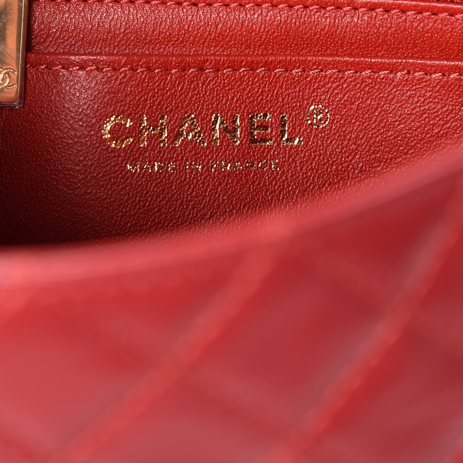 Chanel Aged Calfskin Quilted 2.55 Reissue Mini Flap Red 6 of 10
