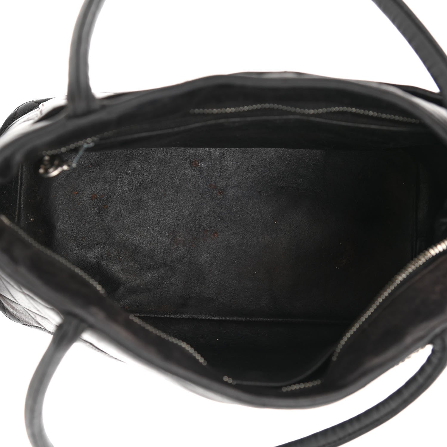 Chanel Lambskin Quilted Medallion Tote Black 5 of 16