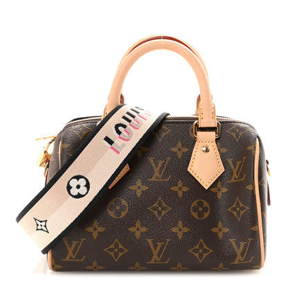 Louis Vuitton Monogram Speedy Bandouliere 20 Black 1 of 8