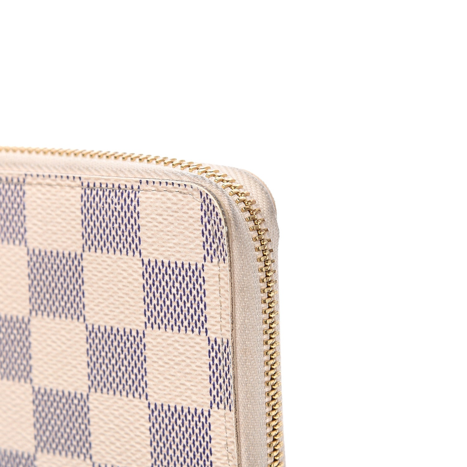 Louis Vuitton Damier Azur Clemence Wallet Rose Ballerine 11 of 12
