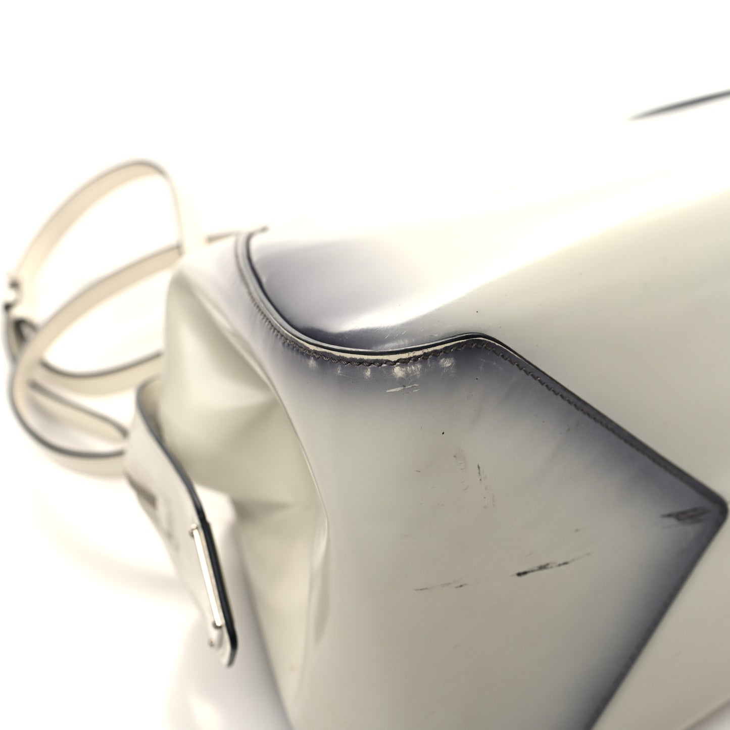 Spazzolato Large Supernova Handbag White Sfumato