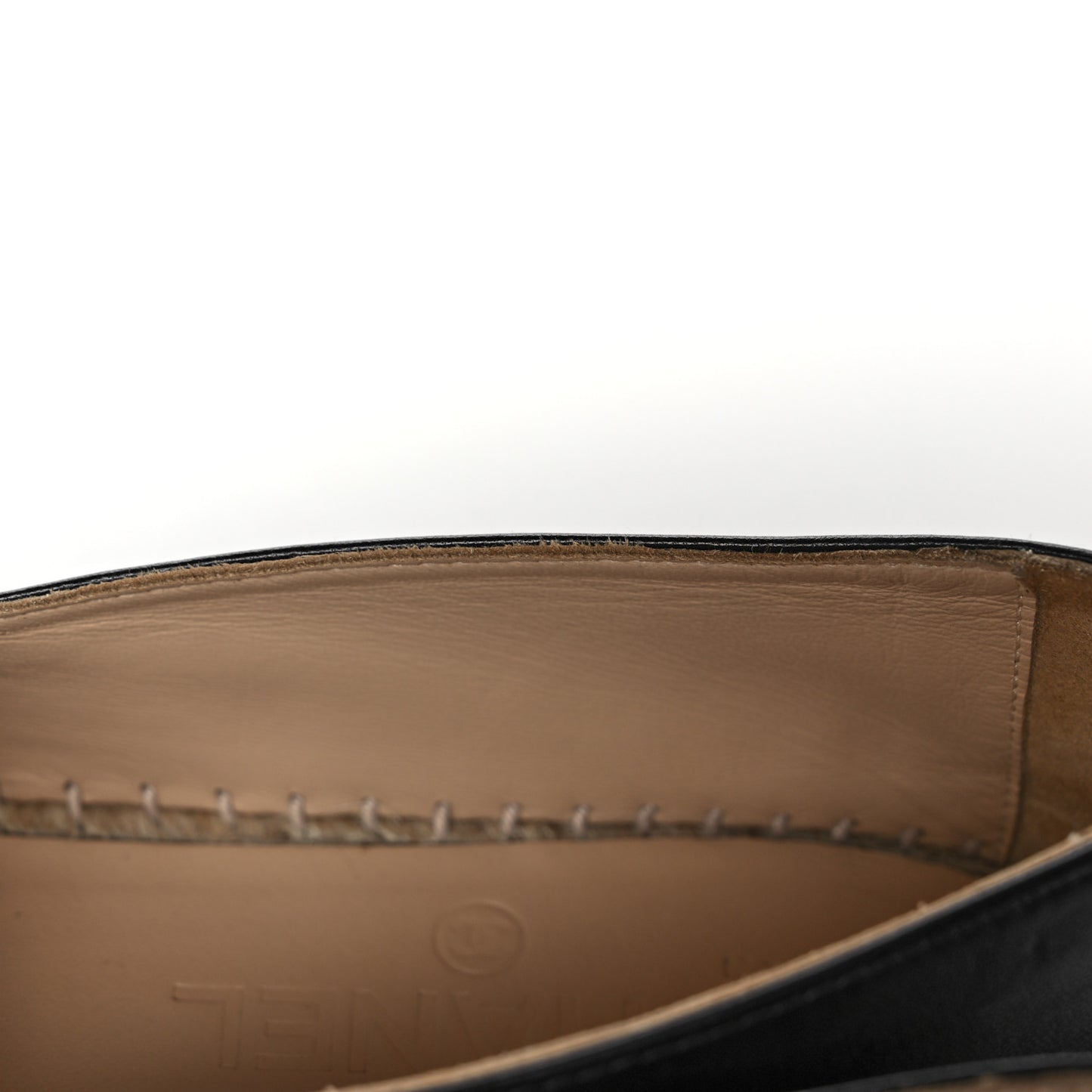 Lambskin CC Espadrilles 39 Black