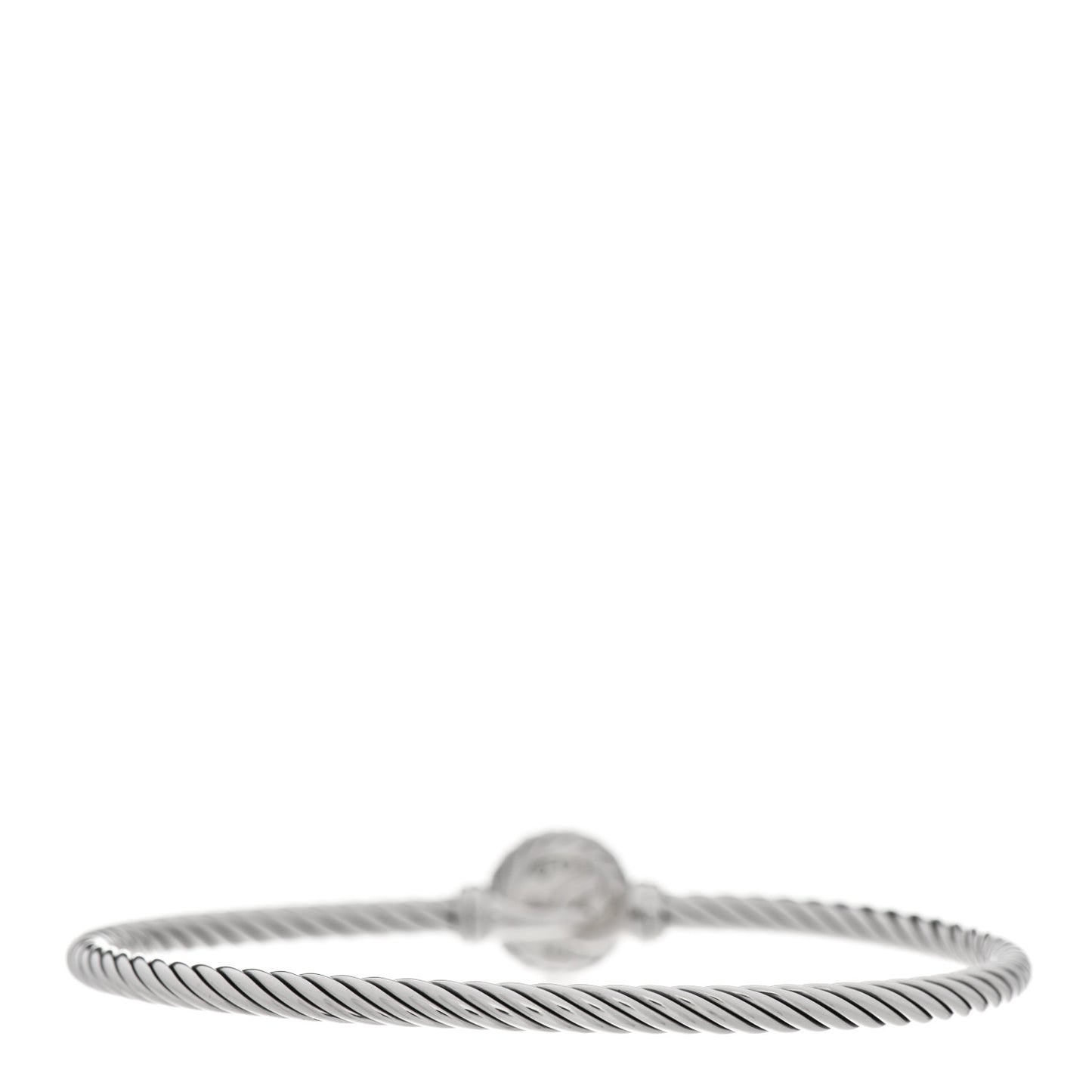 Sterling Silver Blue Topaz 3mm Chatelaine Bracelet