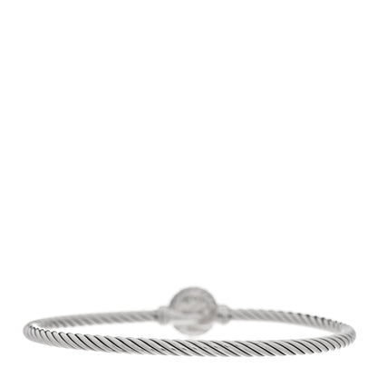 David Yurman Sterling Silver Blue Topaz 3mm Chatelaine Bracelet 2 of 4