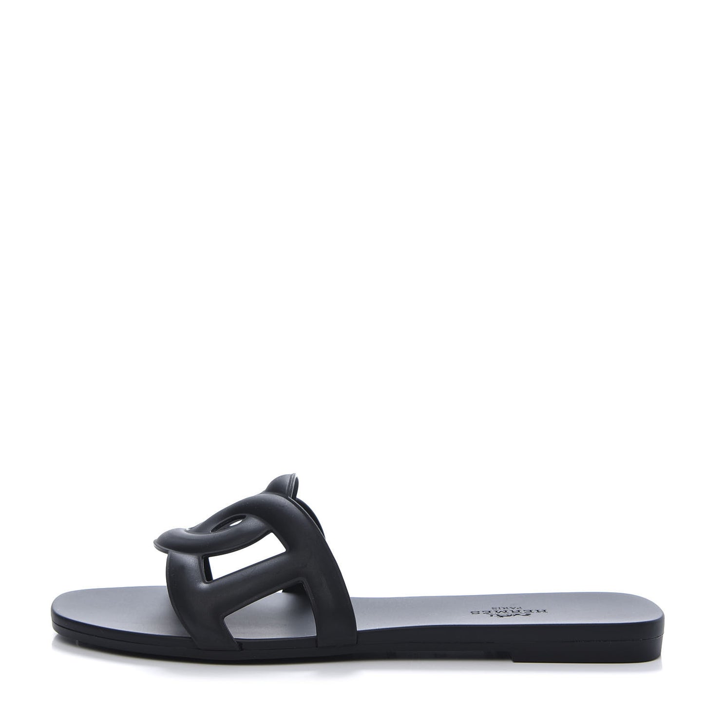 Rubber Aloha Sandals 37 Black