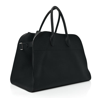 The Row Matte Grained Calfskin Soft Margaux 15 Black 3 of 10