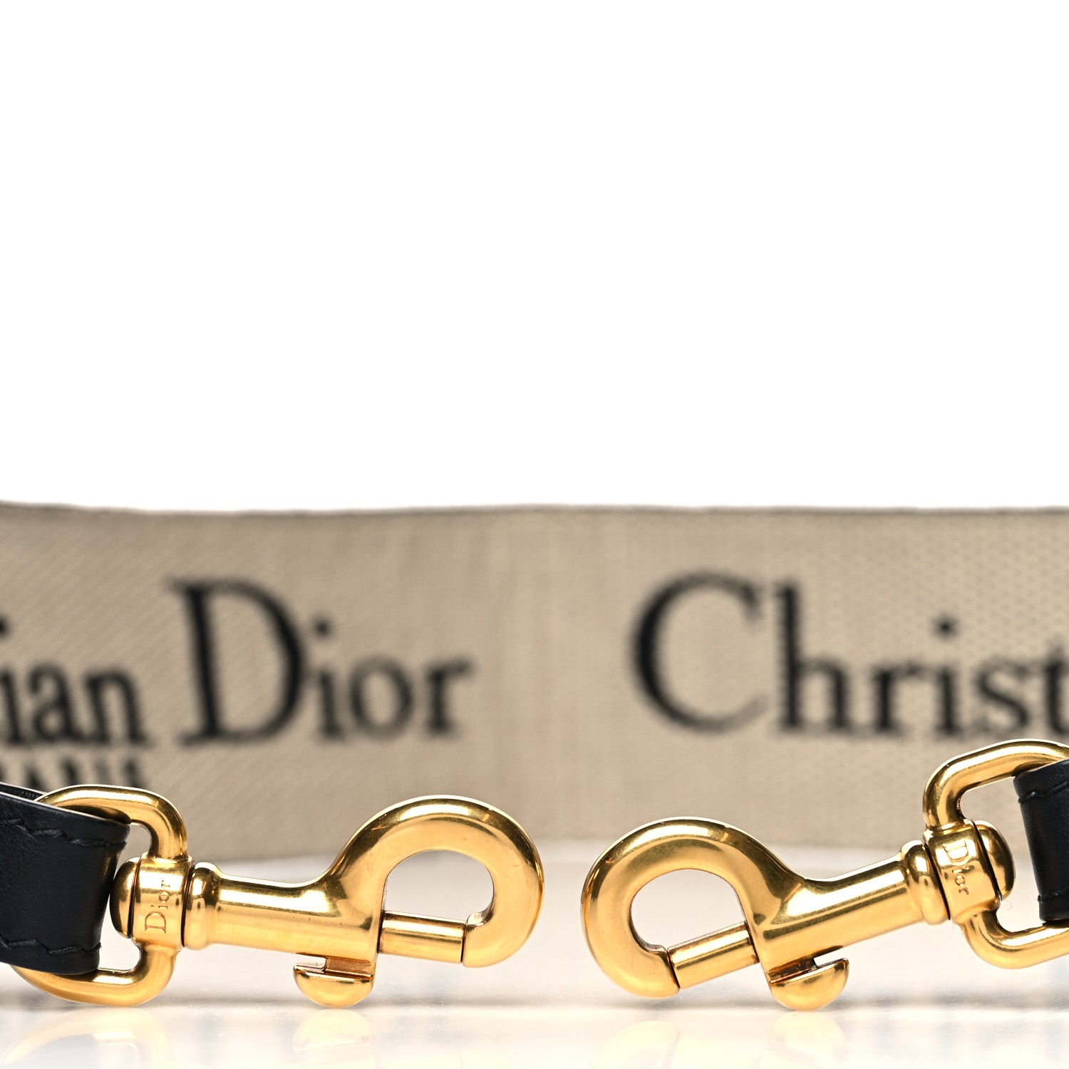 Christian Dior Canvas Embroidered Shoulder Strap Rose Multicolor 3 of 4