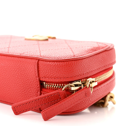 Chanel Caviar Quilted Waist Bag Red 10 of 12