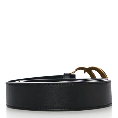 Gucci Calfskin Double G 30mm Belt 85 34 Black 2 of 8