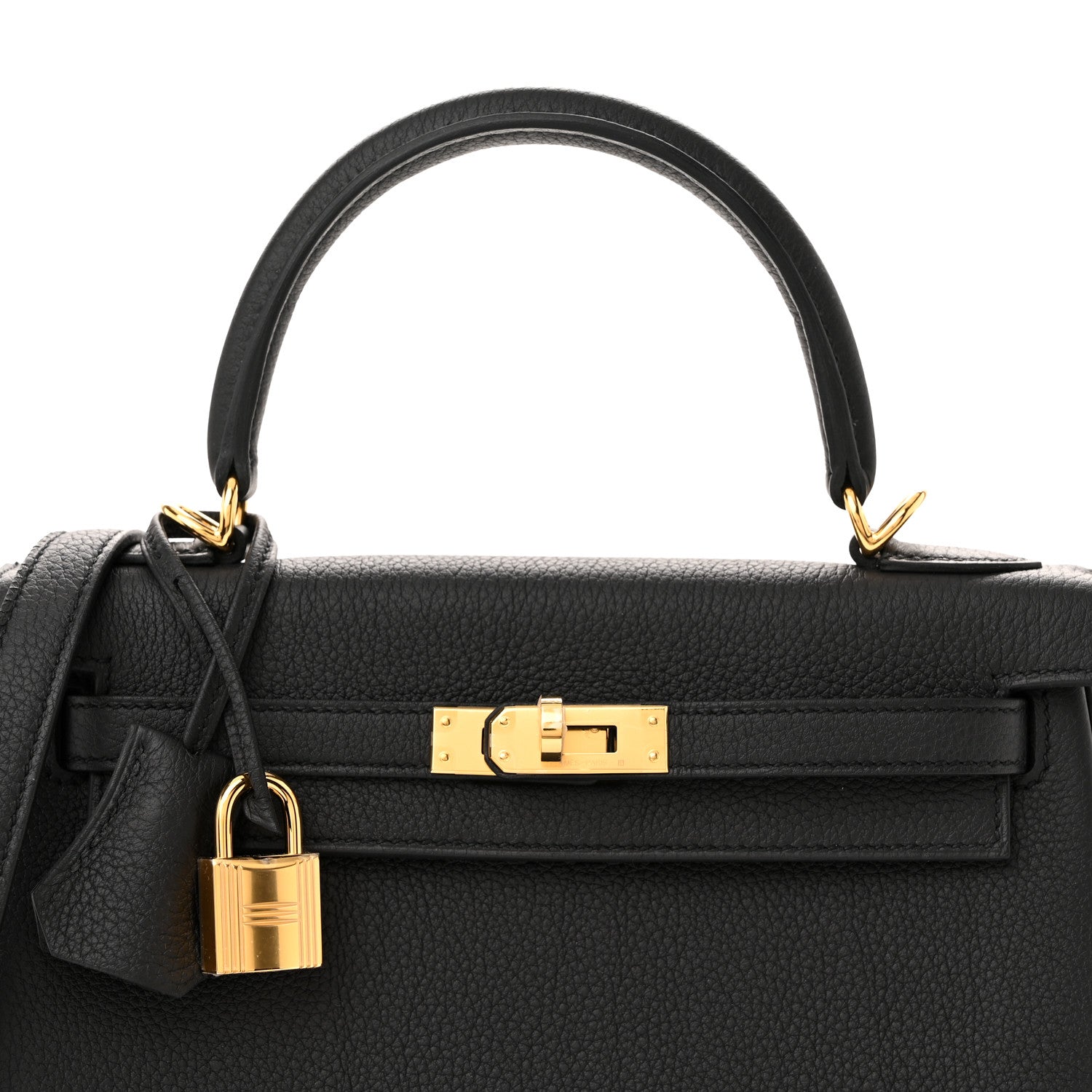 Hermes Togo Kelly Retourne 25 Black 8 of 11