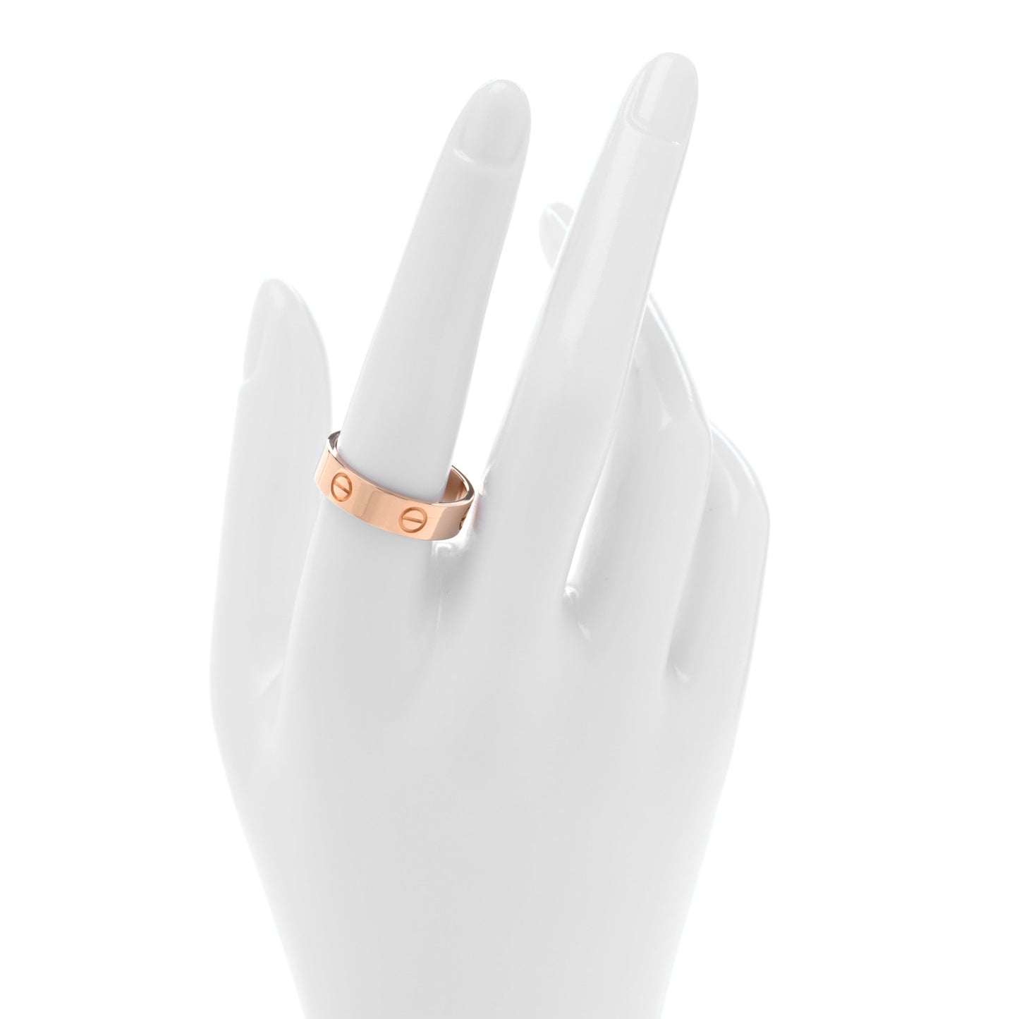 18K Pink Gold 5.5mm LOVE Ring 60 9