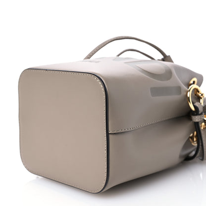 Fendi Vitello King F is Fendi Logo Embossed Mini Mon Tresor Bucket Bag Tortora 10 of 12