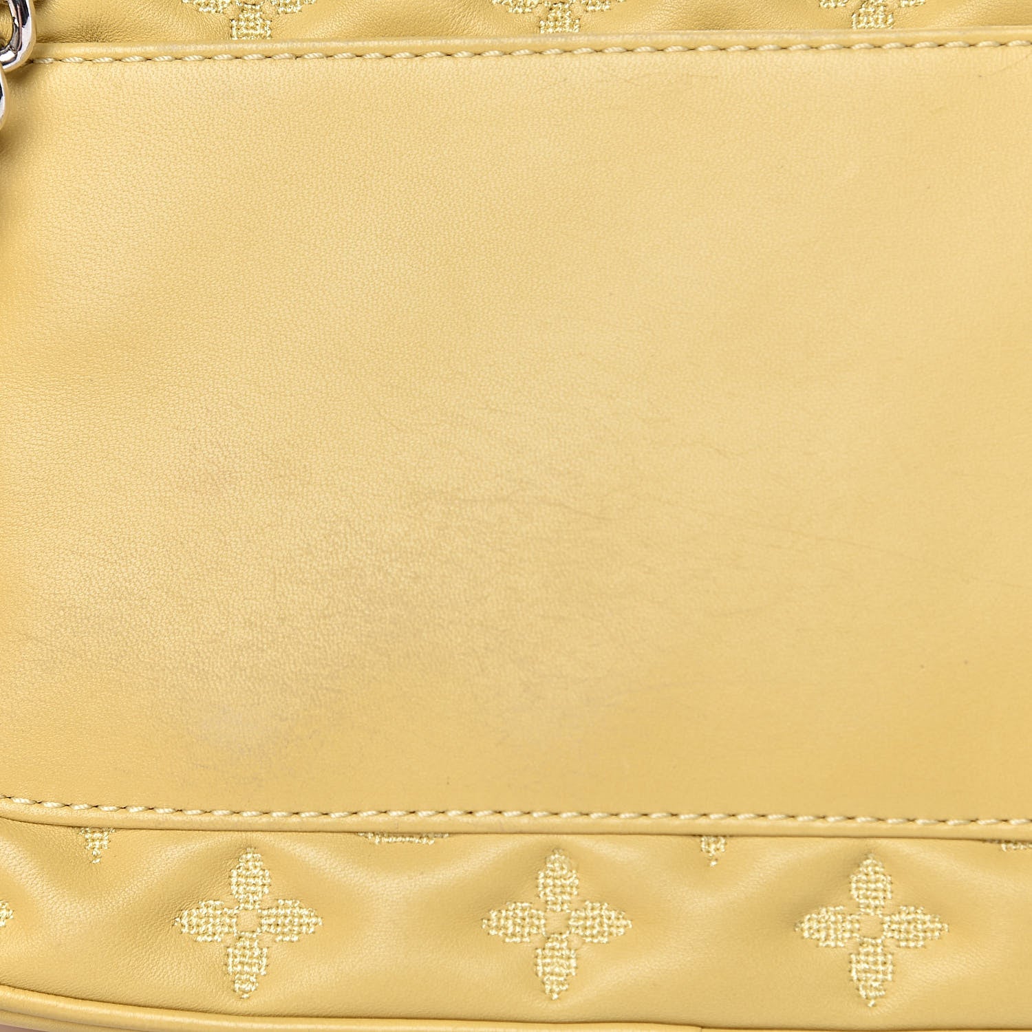Louis Vuitton Lambskin Mama Broderie Pochette Jaune Pale 10 of 10