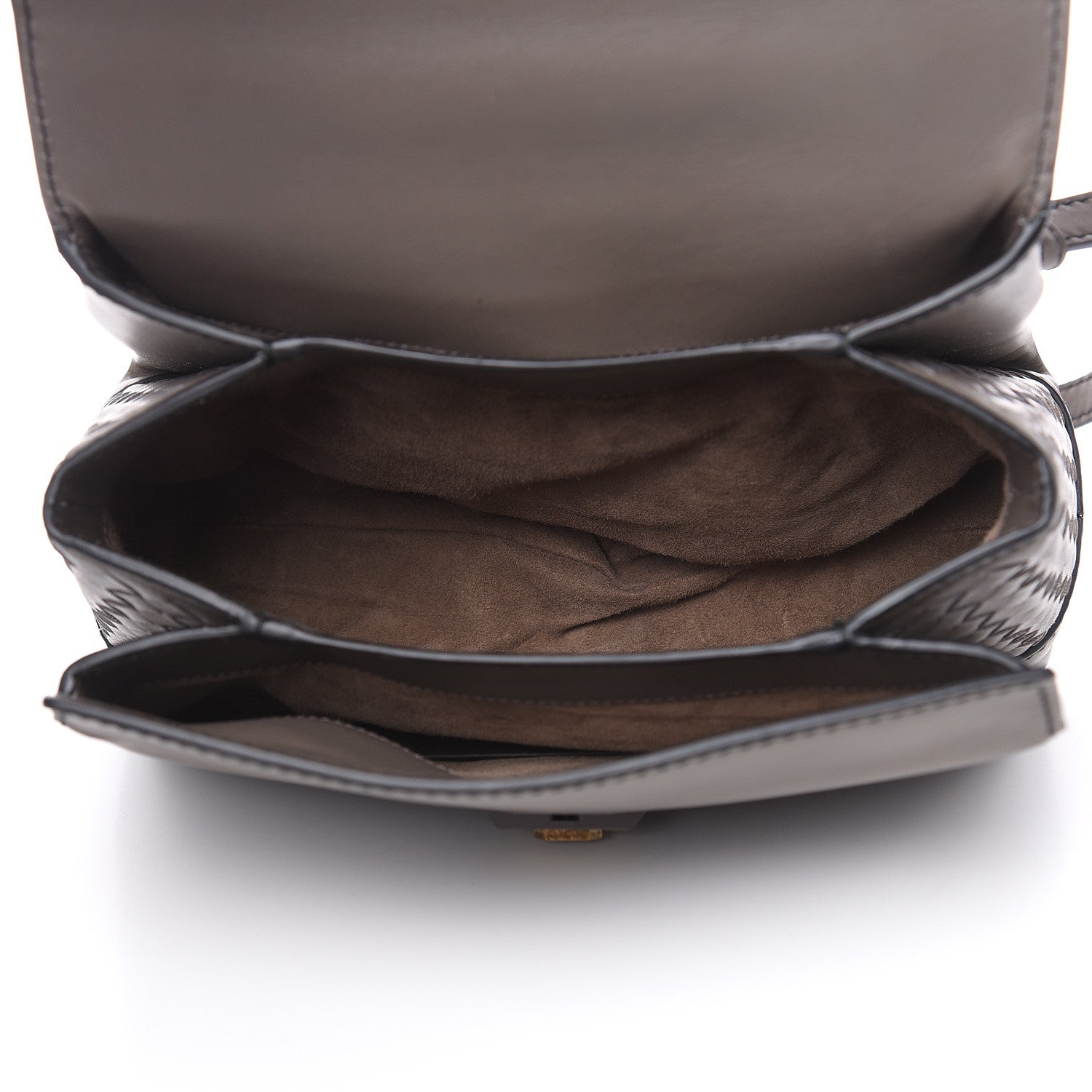 Bottega Veneta Calfskin Small Piazza Bag Steel 5 of 10