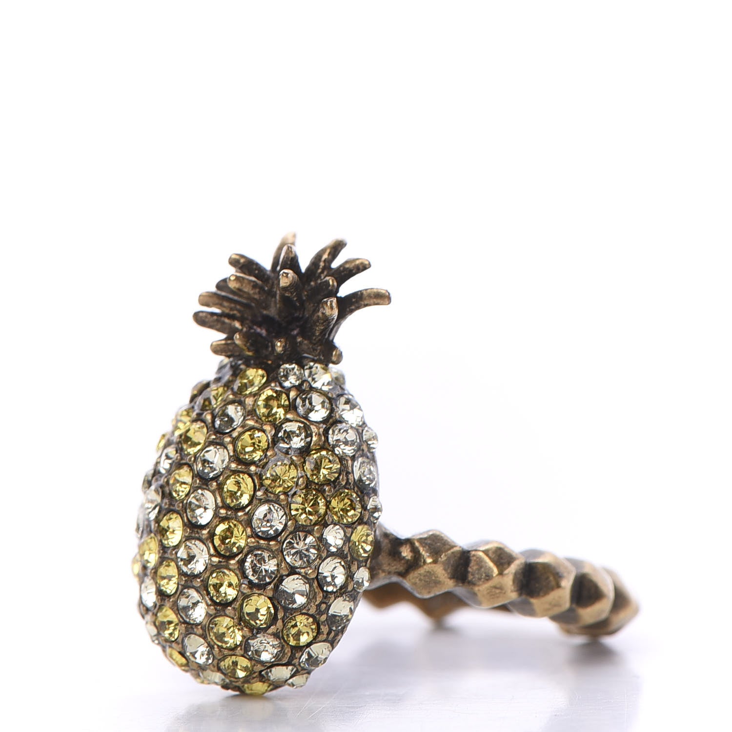 Gucci Crystal Pineapple Motif Ring S 2 of 8