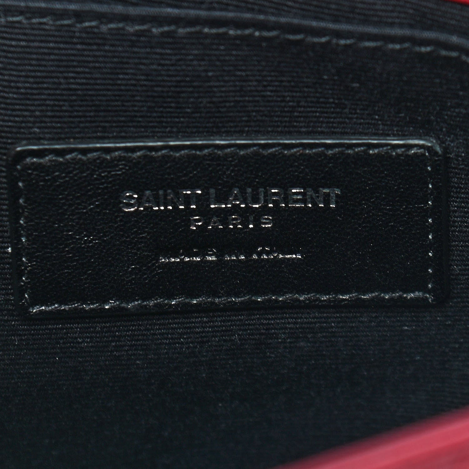 Saint Laurent Calfskin Y Quilted Monogram Loulou Flap Bag Palissandre 7 of 10