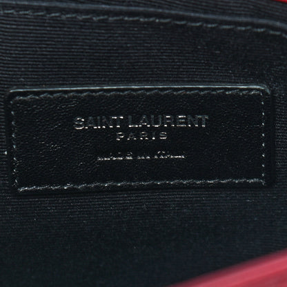 Saint Laurent Calfskin Y Quilted Monogram Loulou Flap Bag Palissandre 7 of 10