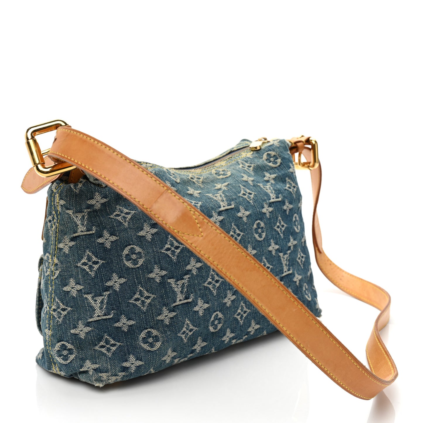 Monogram Denim Baggy PM Blue
