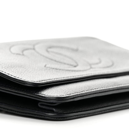 Chanel Caviar Timeless CC Wallet On Chain WOC Black 10 of 20