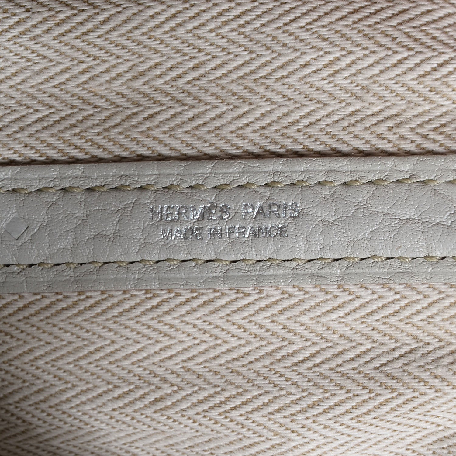 Hermes Fjord Garden Party Tote 36 MM Gris Perle 9 of 16