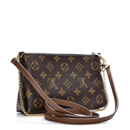 Louis Vuitton Monogram Pallas Clutch Black 3 of 9