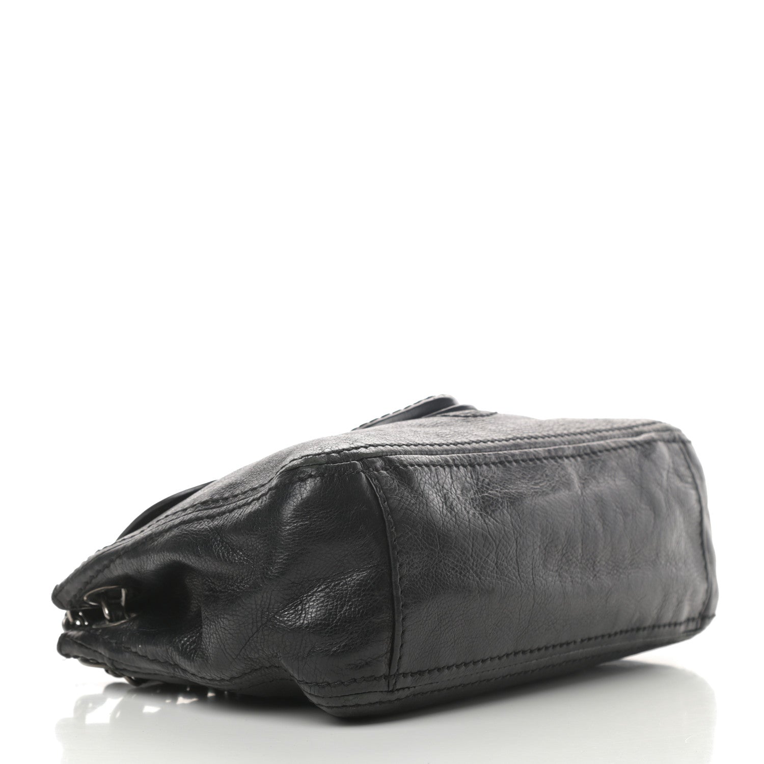 Prada Vitello Shoulder Chain Bag Black 4 of 16