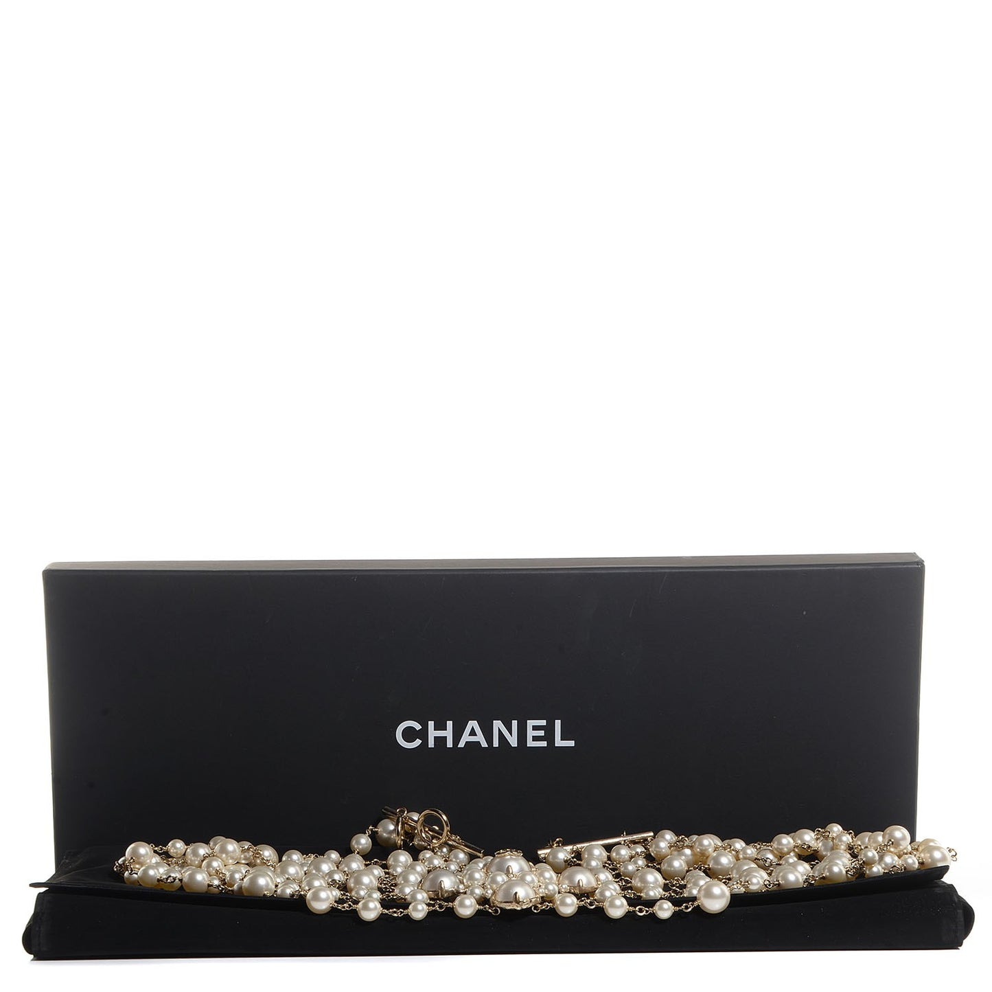 Pearl Gripoix Multi Strand Belt Gold
