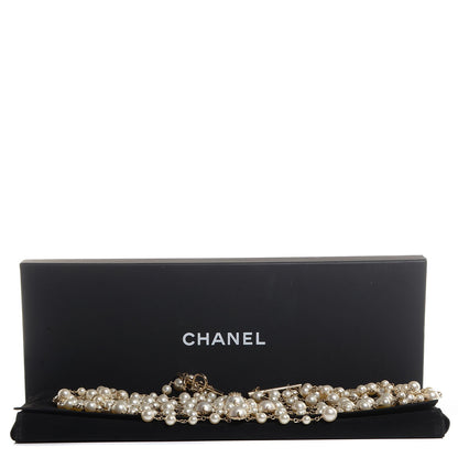 Chanel Pearl Gripoix Multi Strand Belt Gold 6 of 6