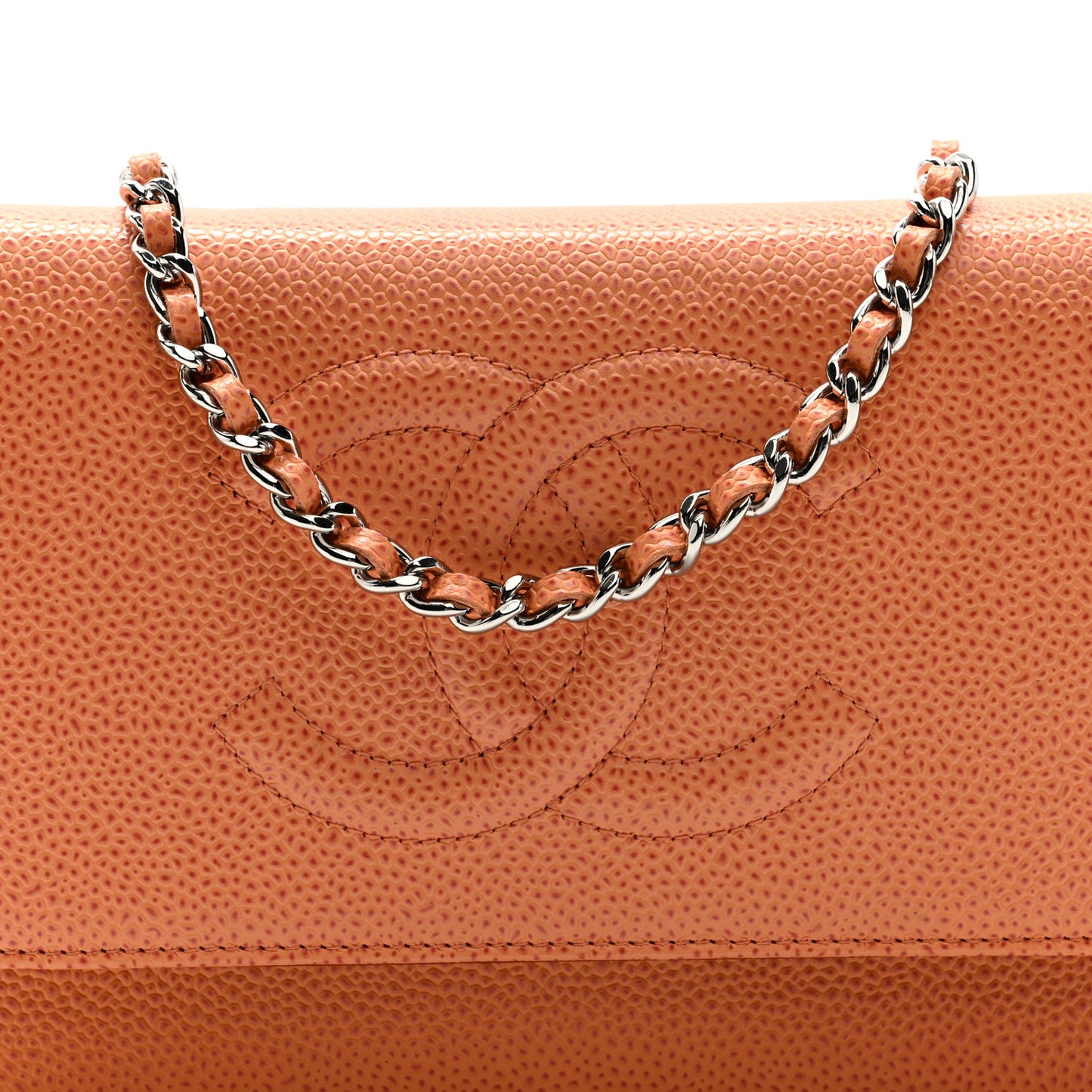 Caviar Timeless CC Wallet On Chain WOC Orange
