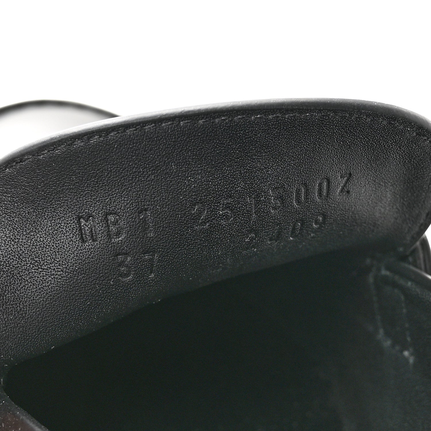 Hermes Calfskin Womens Icone Loafers 37 Black 9 of 10