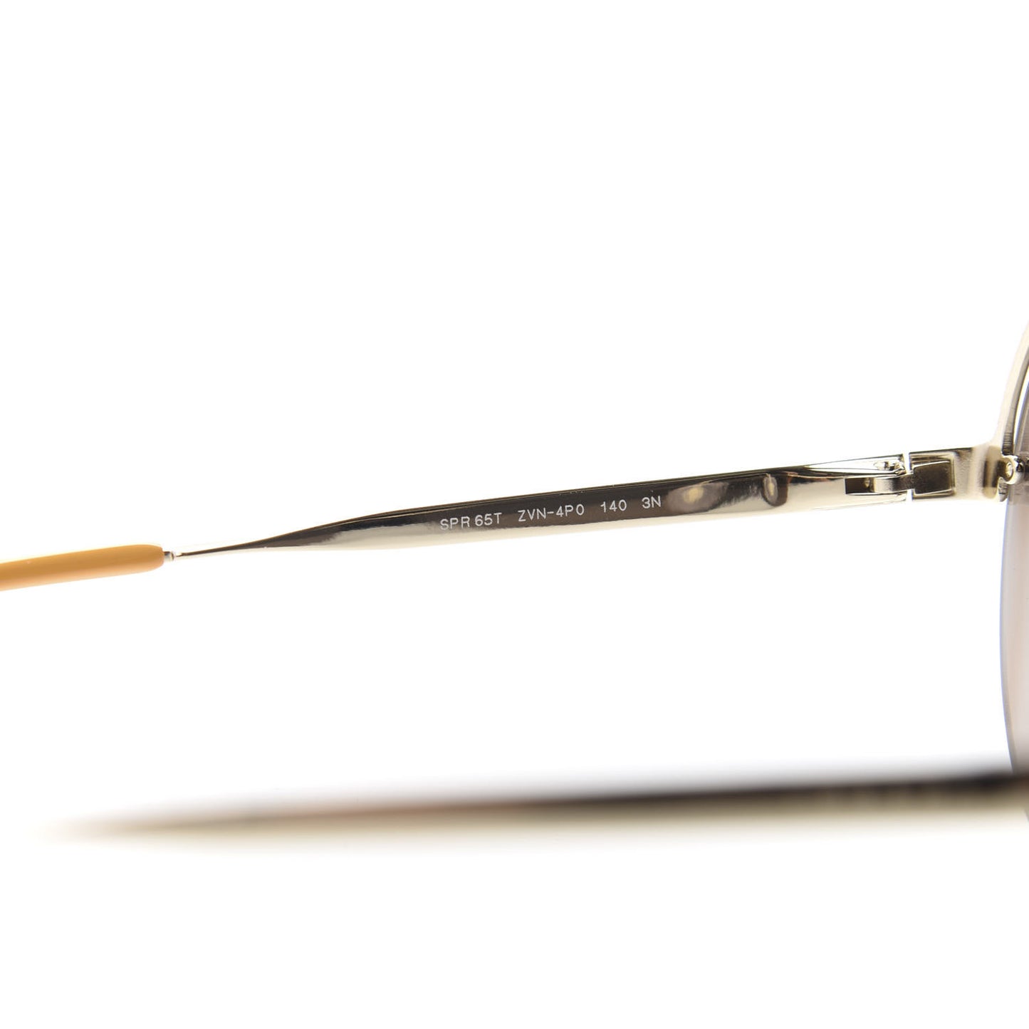 Metal Round Gradient Sunglasses SPR 65T Gold