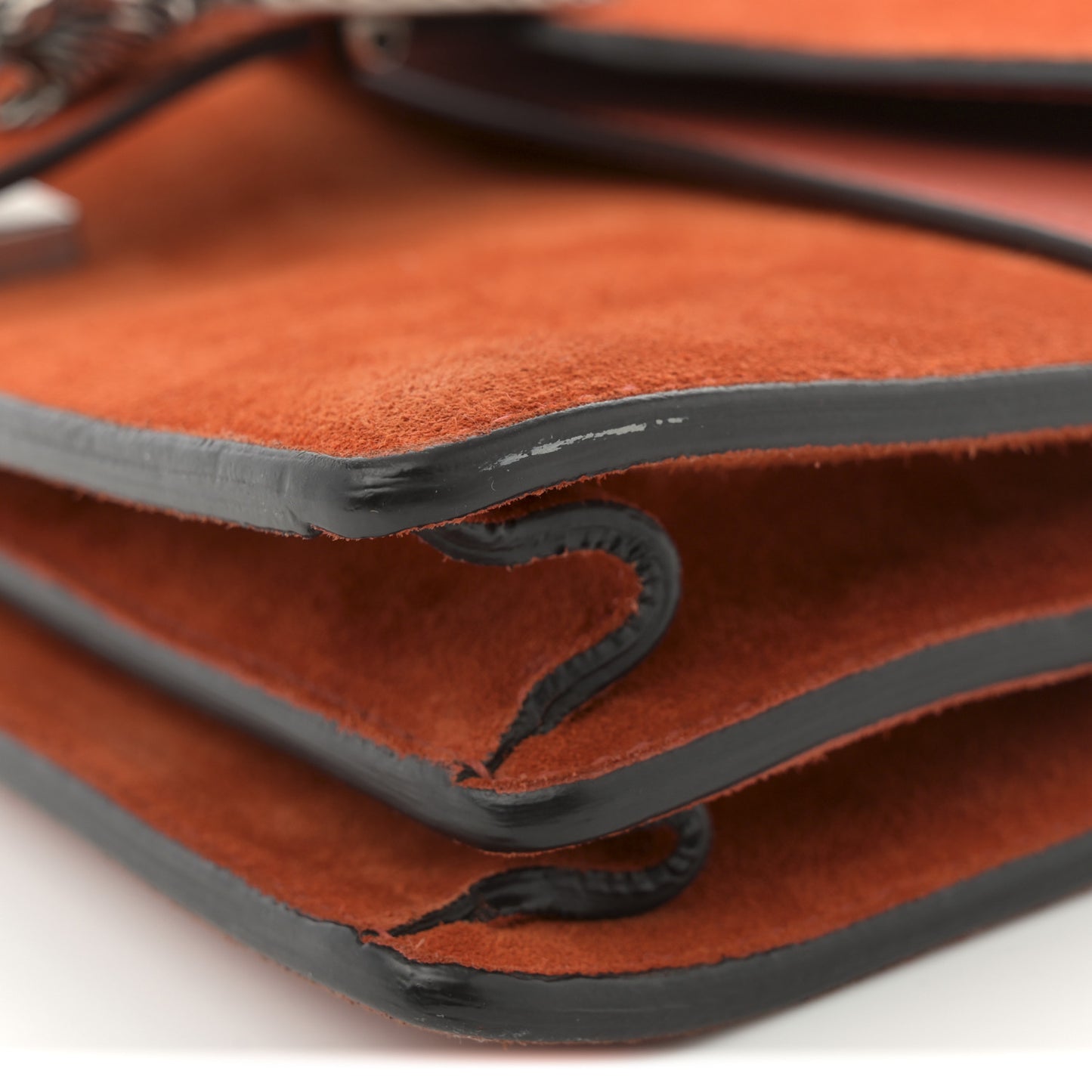 Suede Small Dionysus Shoulder Bag Orange