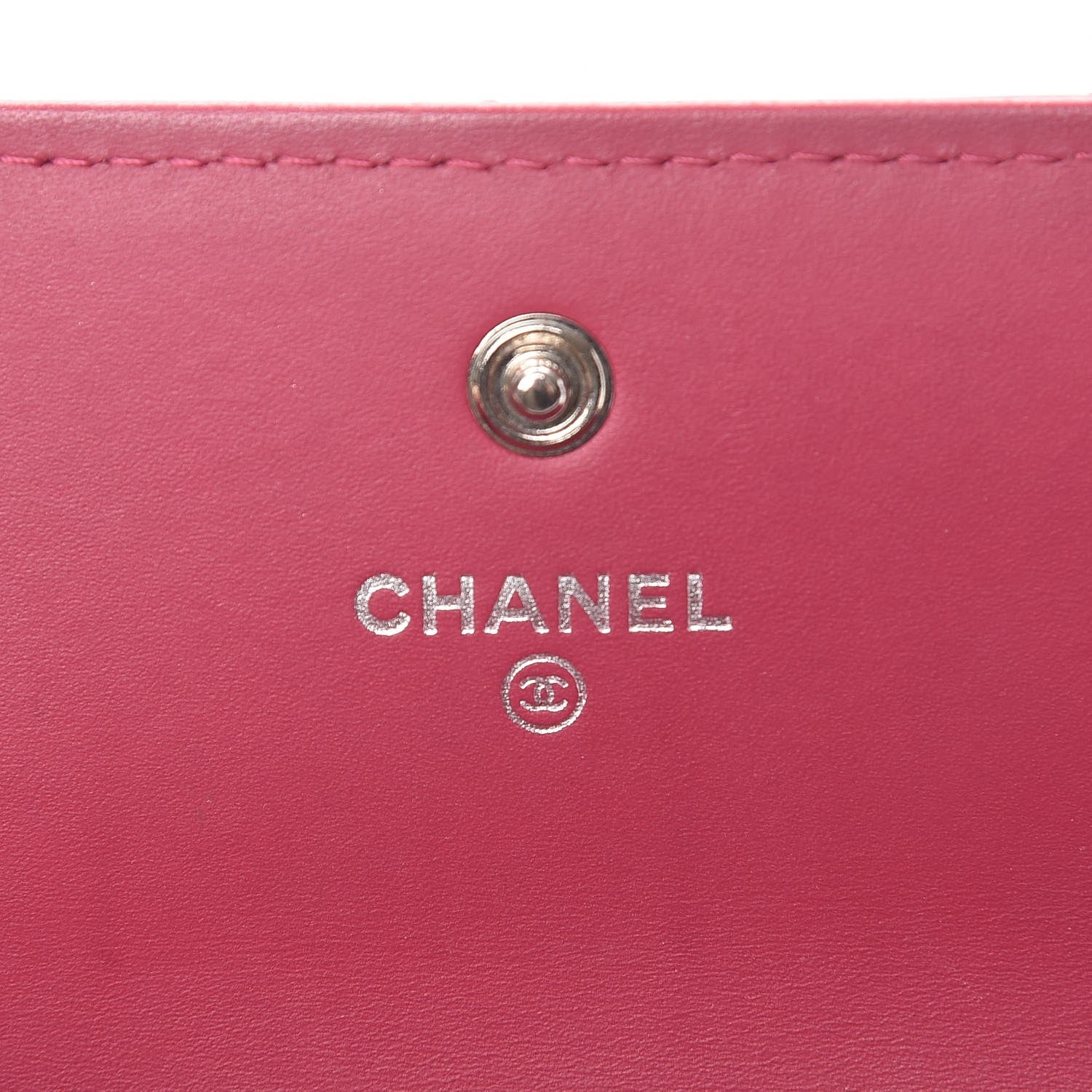 Chanel Patent Calfskin Quilted Large Brilliant Flap Wallet Fuchsia 6 of 9