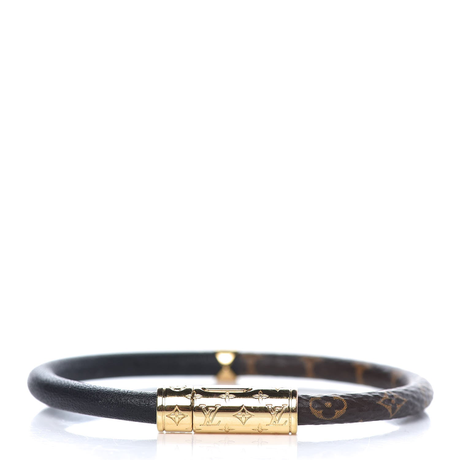 Louis Vuitton Monogram Daily Confidential Bracelet 17 Black 3 of 4