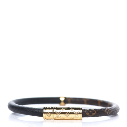 Louis Vuitton Monogram Daily Confidential Bracelet 17 Black 3 of 4