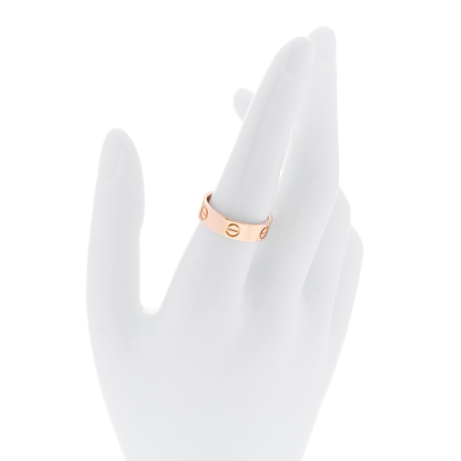 Cartier 18K Pink Gold 5.5mm LOVE Ring 57 8 2 of 5